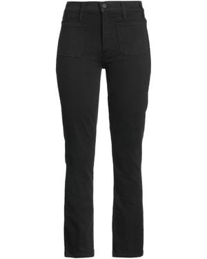 Mother Jeans Cotton, Recycled Polyester, Re-Used Cotton, Elastane - Black
