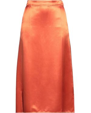 Loewe Midi Skirt - Orange