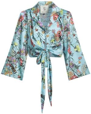 5 PROGRESS Shirt Polyester - Blue