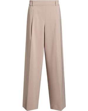 D.exterior Khaki Pants Polyester, Elastane - Natural