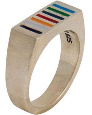 MAPLE Ring 925/1000, Resin - Metallic