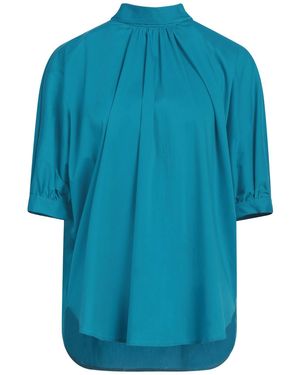 LA CAMICIA Top Cotton, Polyamide, Elastane - Blue