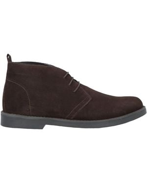 Tsd12 Botines de caña alta - Marrón