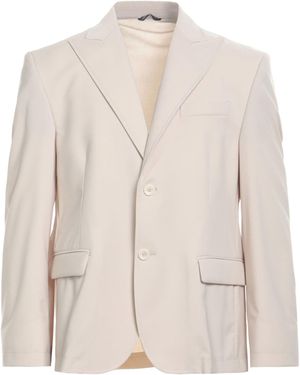 Daniele Alessandrini Blazer Polyester, Viscose, Elastane - Natural
