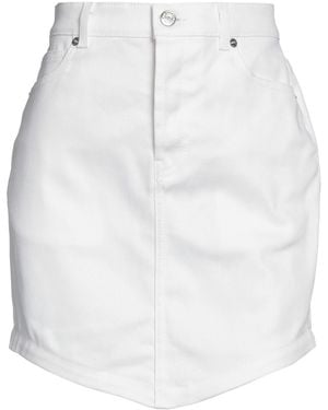 Alexandre Vauthier Denim Skirt - White