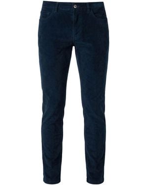 BRO-SHIP Pants Cotton, Polyester, Elastane - Blue