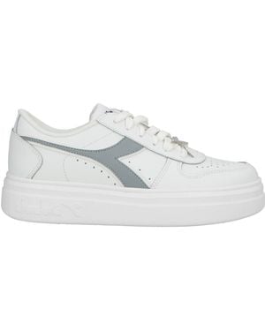 Diadora Sneakers Leather, Synthetic Fibers - White