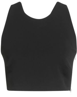 Mugler Top Viscose, Polyamide, Elastane - Black