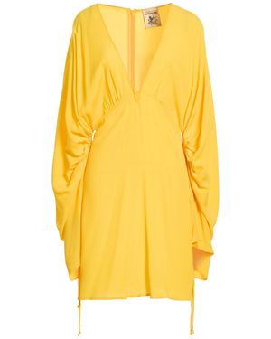 Semicouture Vestito Corto - Giallo