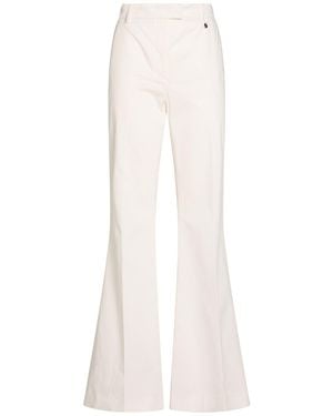 Liu Jo Pants Cotton, Elastane - White
