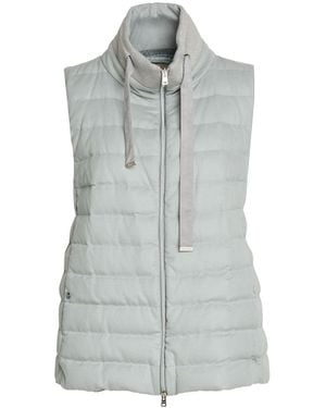 Herno Light Vest Silk, Cashmere - Gray