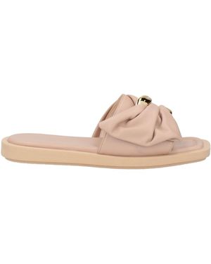 FILOTEO CALZOLERIA Blush Sandals Leather - Pink