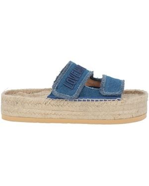 Love Moschino Espadrilles Textile Fibers - Blue