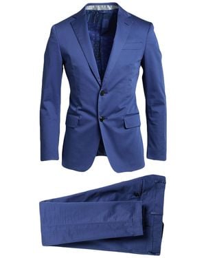 Etro Suit Cotton, Elastane - Blue