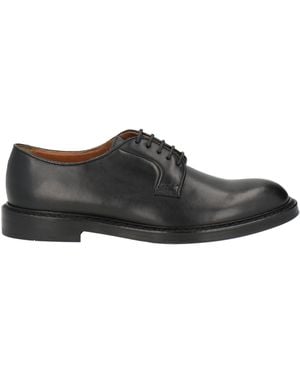 Doucal's Lace-Up Shoes Leather - Black