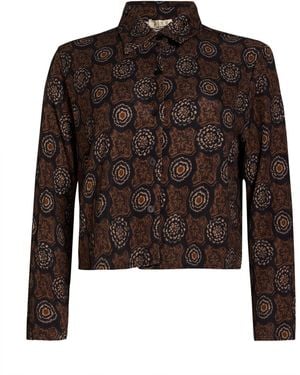 Siyu Shirt Viscose - Brown