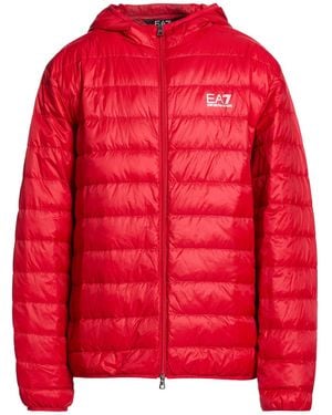 EA7 Puffers - Red