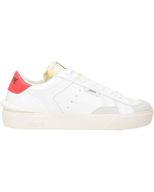 Strype Trainers Leather, Textile Fibres - White
