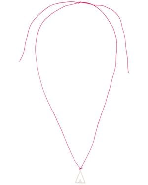 Isabel Marant Fuchsia Necklace Polyester, Brass - White