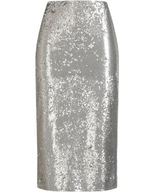 Kontatto Midi Skirt Polyester - Gray