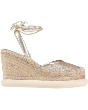 Paloma Barceló Pearl Sand Espadrilles Leather - Natural