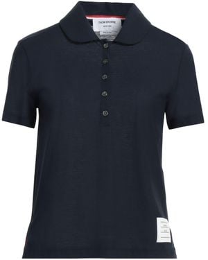 Thom Browne Polo Shirt Cotton - Blue