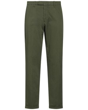 MICHELE CARBONE Pants Cotton, Elastane - Green