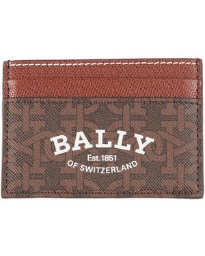 Bally Cardholder Leather - Brown