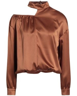 Cristinaeffe Top Polyester, Elastane - Brown
