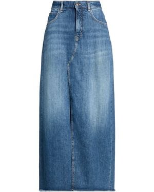 Cambio Denim Skirt Cotton, Elastane - Blue
