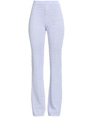 Givenchy Lilac Trousers Viscose, Polyamide, Polyester - Blue