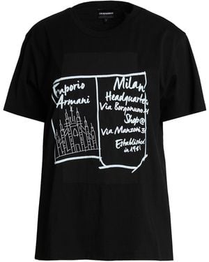 Emporio Armani T-Shirts - Black