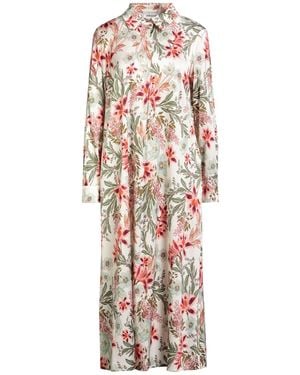Shirtaporter Midi Dress Viscose, Elastane - White