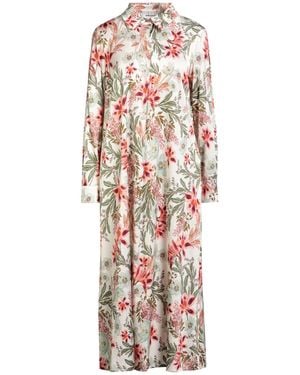 Shirtaporter Midi Dress Viscose, Elastane - White