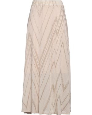 Liu Jo Maxi Skirt Polyamide, Polyester, Elastane - Natural