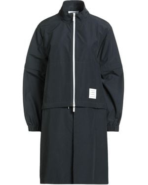 Thom Browne Overcoat & Trench Coat Cotton, Nylon - Blue