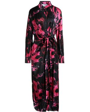 MSGM Midi Dress Viscose, Elastane - Red