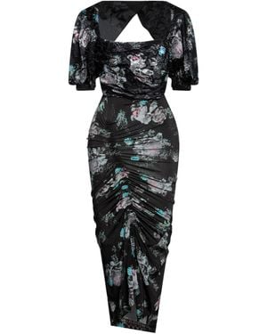 Preen By Thornton Bregazzi Midi Dress - Black