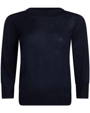 Aragona Midnight Sweater Merino Wool - Blue