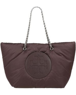 Tory Burch Handbag Textile Fibres - Brown