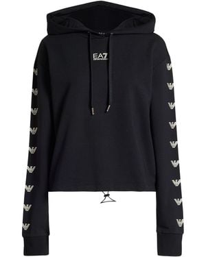 EA7 Sweatshirt Cotton, Modal, Elastane - Black