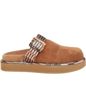 Missoni Camel Mules & Clogs Leather - Brown