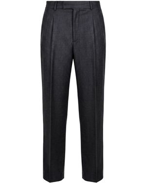 Roberto Collina Charcoal Pants Wool - Blue