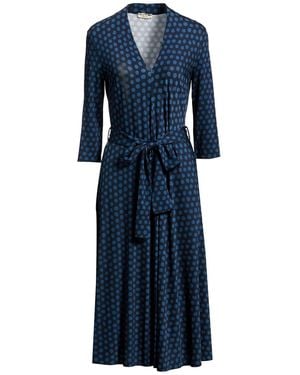Siyu Midi Dress Polyester, Elastane - Blue