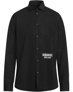 DSquared² Shirt Cotton - Black