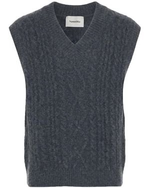 Nanushka Sweater Wool, Nylon, Cashmere, Elastane - Blue