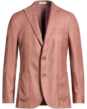 Boglioli Antique Rose Blazer Wool, Silk, Linen - Pink