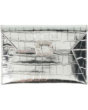 Roger Vivier Pouch Leather - Grey