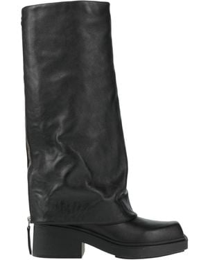 Vic Matié Boot Leather - Black
