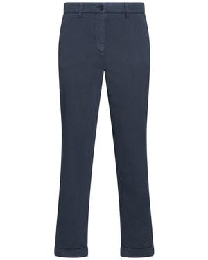 Aspesi Midnight Pants Cotton, Elastane - Blue